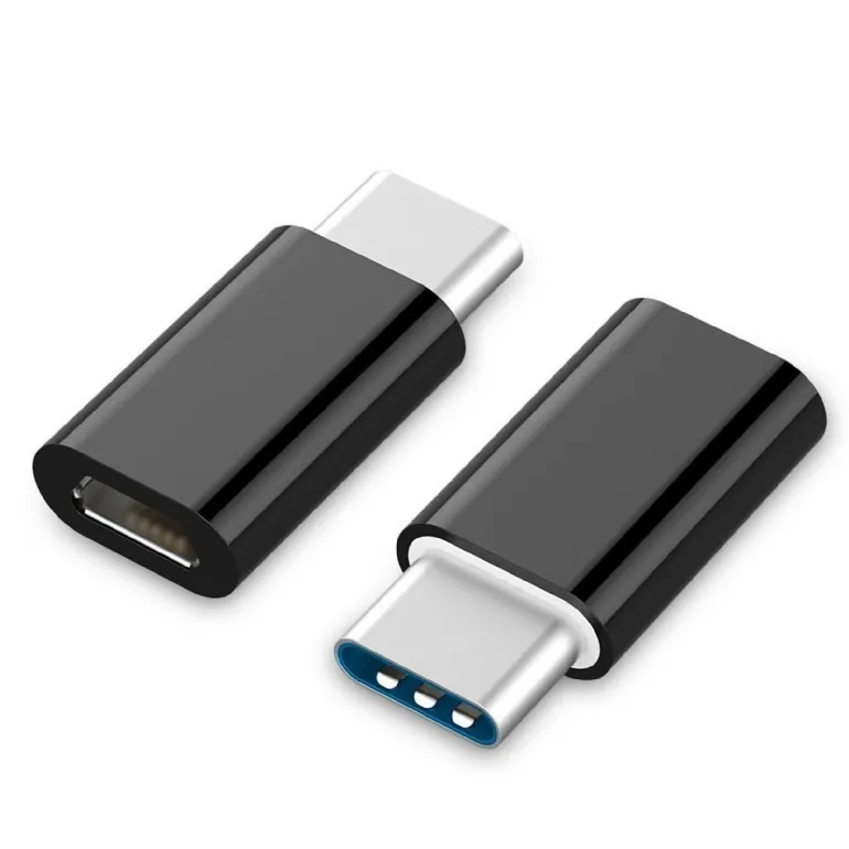 Adaptor Gembird USB Type-C la Micro-USB, negru, model A-USB2-CMmF-01