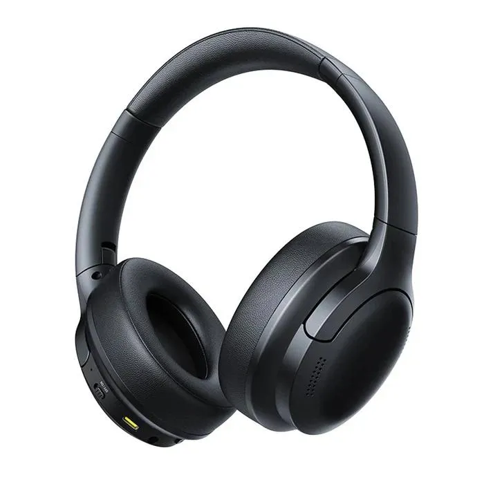 Căști Baseus Bowie Bass BH1 Lite negru, over-ear wireless cu anulare zgomot