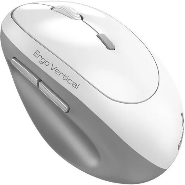 Mouse wireless Genius Ergo 8350S ergonomic alb-gri