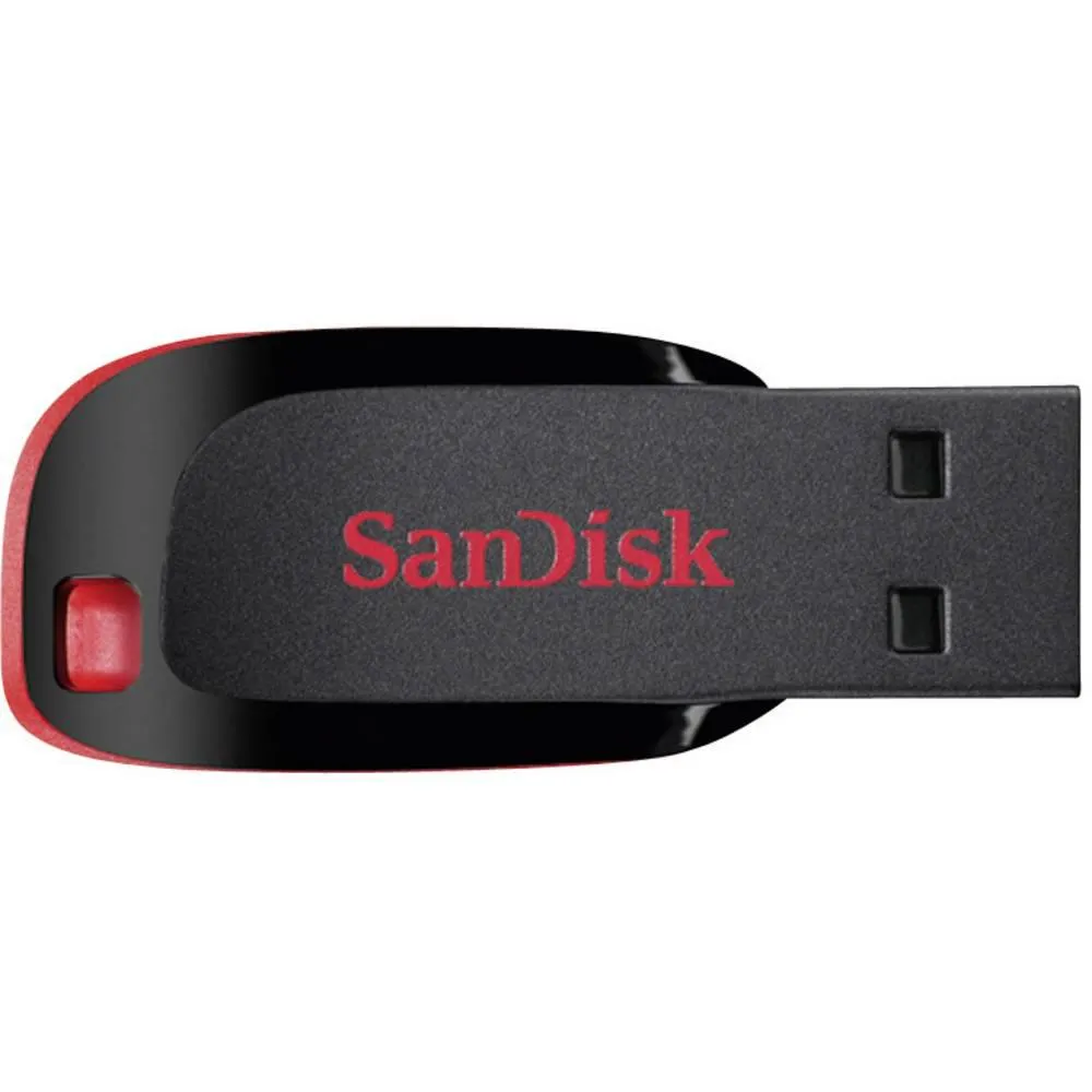 Stick USB SanDisk 128 GB cu carcasă plastic neagră