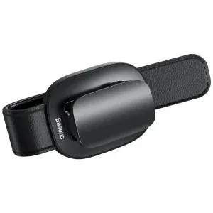 Organizator auto Baseus negru pentru ochelari și cabluri cu clemă prindere