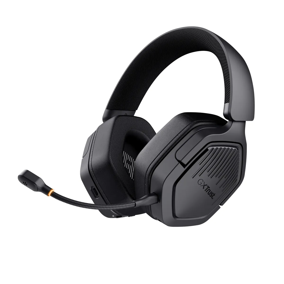 Căști Wireless Trust GXT 493 Carus negru cu conexiune Bluetooth