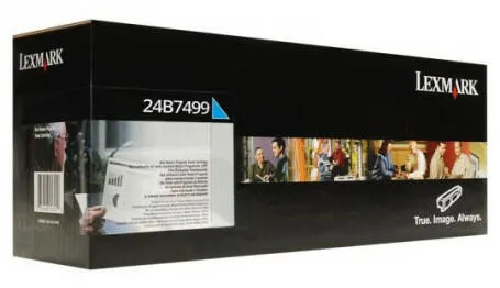 Cartus toner original Lexmark cyan 24B7499