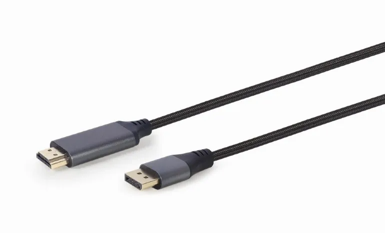 Cablu video Gembird DisplayPort HDMI negru 1.8m pentru 4K 60Hz
