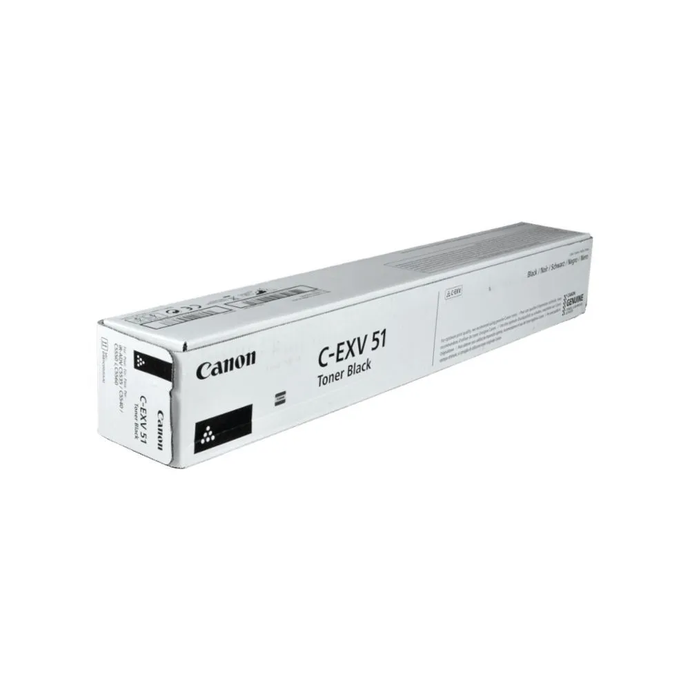 Cartus toner negru original Canon EXV51BK pentru copiatoare