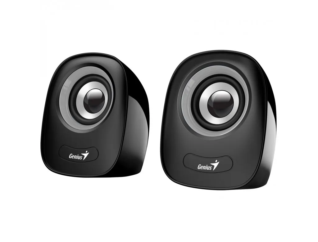 Boxe stereo Genius 2.0 gri cu alimentare USB