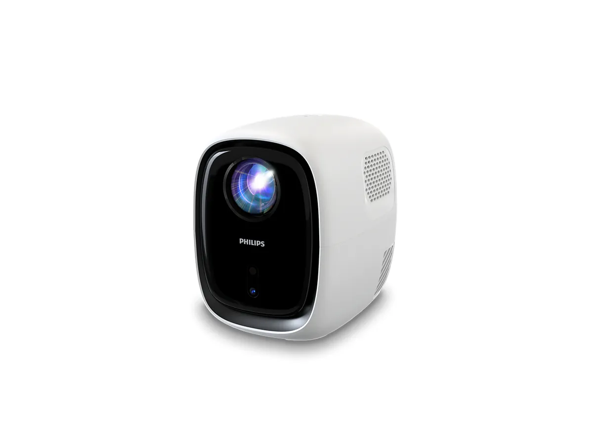 Videoproiector LED Philips NeoPix 130 W alb, vedere frontală