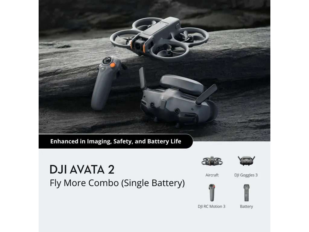 Drona DJI Avata 2 FMC cu gimbal și cameră 4K60