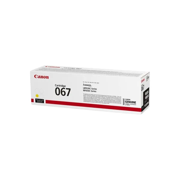 Toner original Canon Yellow CRG-067Y pentru imprimante multifuncționale