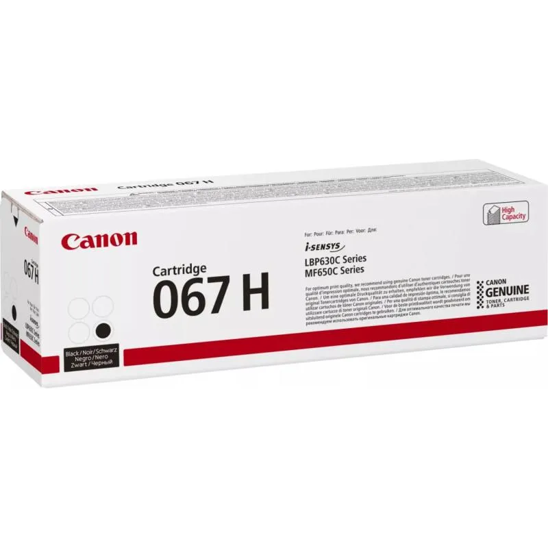Toner original Canon CRG-067HBK negru pentru multifuncționale