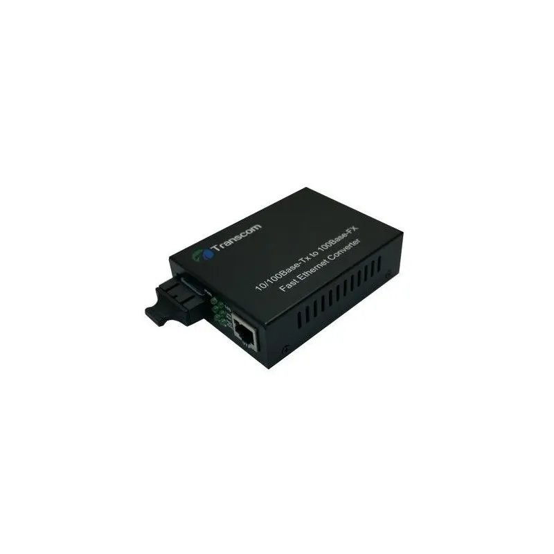 Convertor de mediu fibră optică Transcom TS-100-BD-20B-8DIP cu conector SC