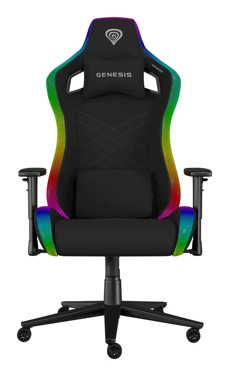 Scaun gaming Genesis Trit 660 negru cu spătar ergonomic
