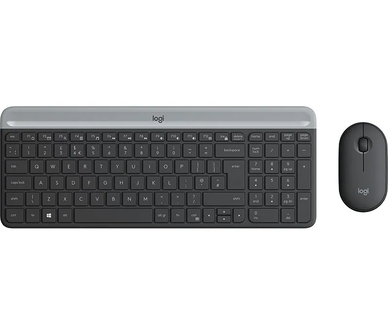Set Logitech MK470 tastatură și maus wireless grafit