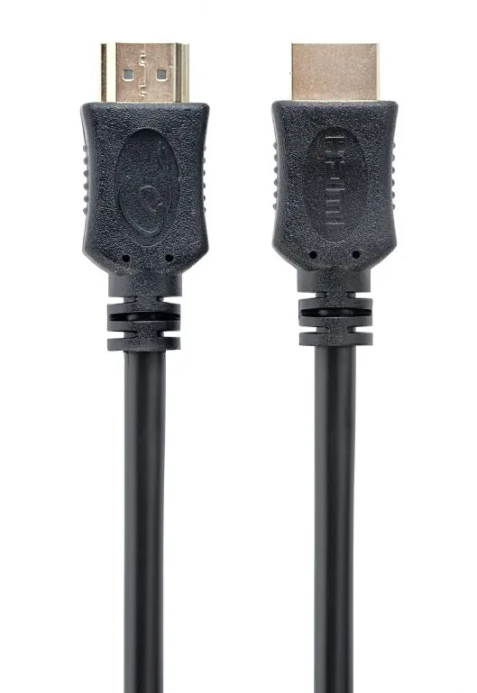 Cablu HDMI Gembird 4K negru cu conectori auriti, 0.5 metri
