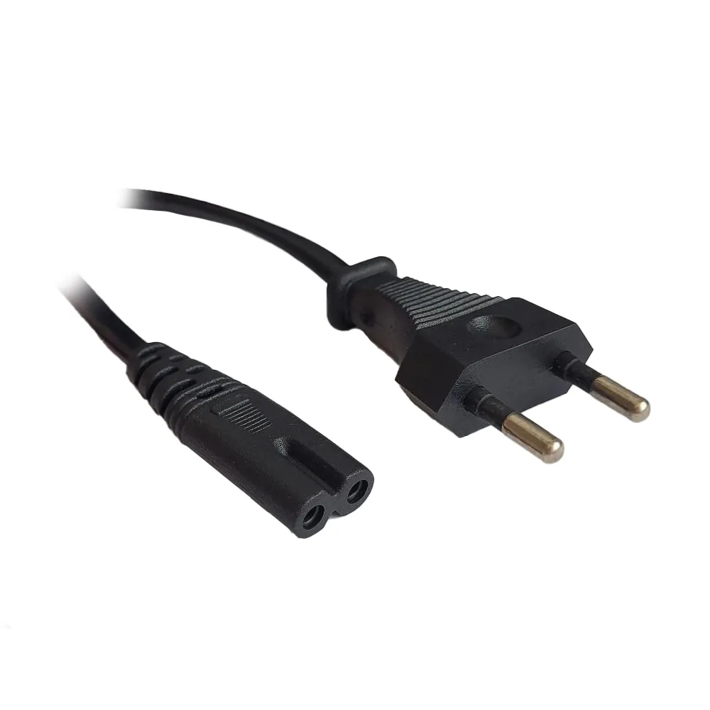Cablu alimentare Spacer negru pentru casetofon 1,8 m