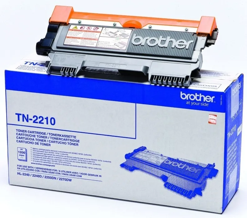Toner original Brother TN2210 negru pentru imprimante HL, DCP, MFC