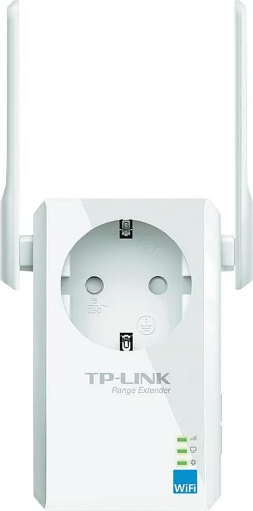 Extender WiFi TP-Link TL-WA860RE cu 2 antene externe și priză integrată