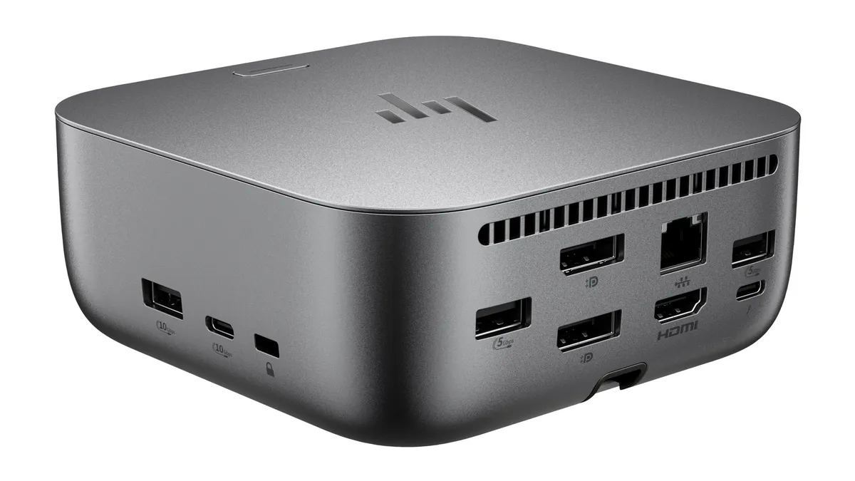 Dock Thunderbolt 4 HP G6 cu 9 porturi și alimentare 100W