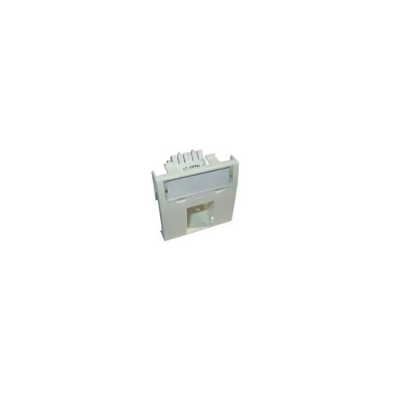 Conector RJ45 inclinat cat.5e UTP alb 45x45 mm Legrand Mosaic