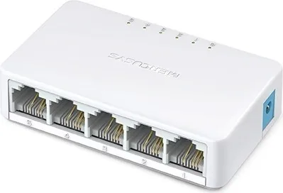 Switch Mercusys MS105 cu 5 porturi Ethernet 10/100 Mbps