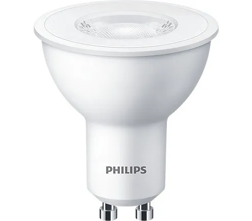 Set 3 becuri LED Philips GU10 4.7W albă caldă