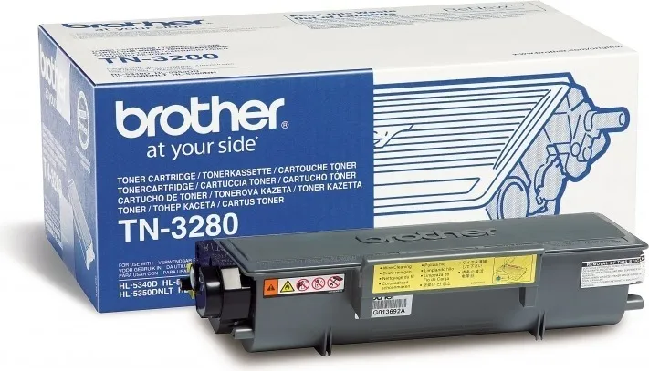 Toner Original Brother TN3280 negru, compatibil cu imprimante HL și MFC