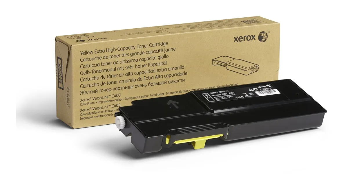Toner original Xerox galben 106R03533 pentru imprimante Versalink C400 și C405