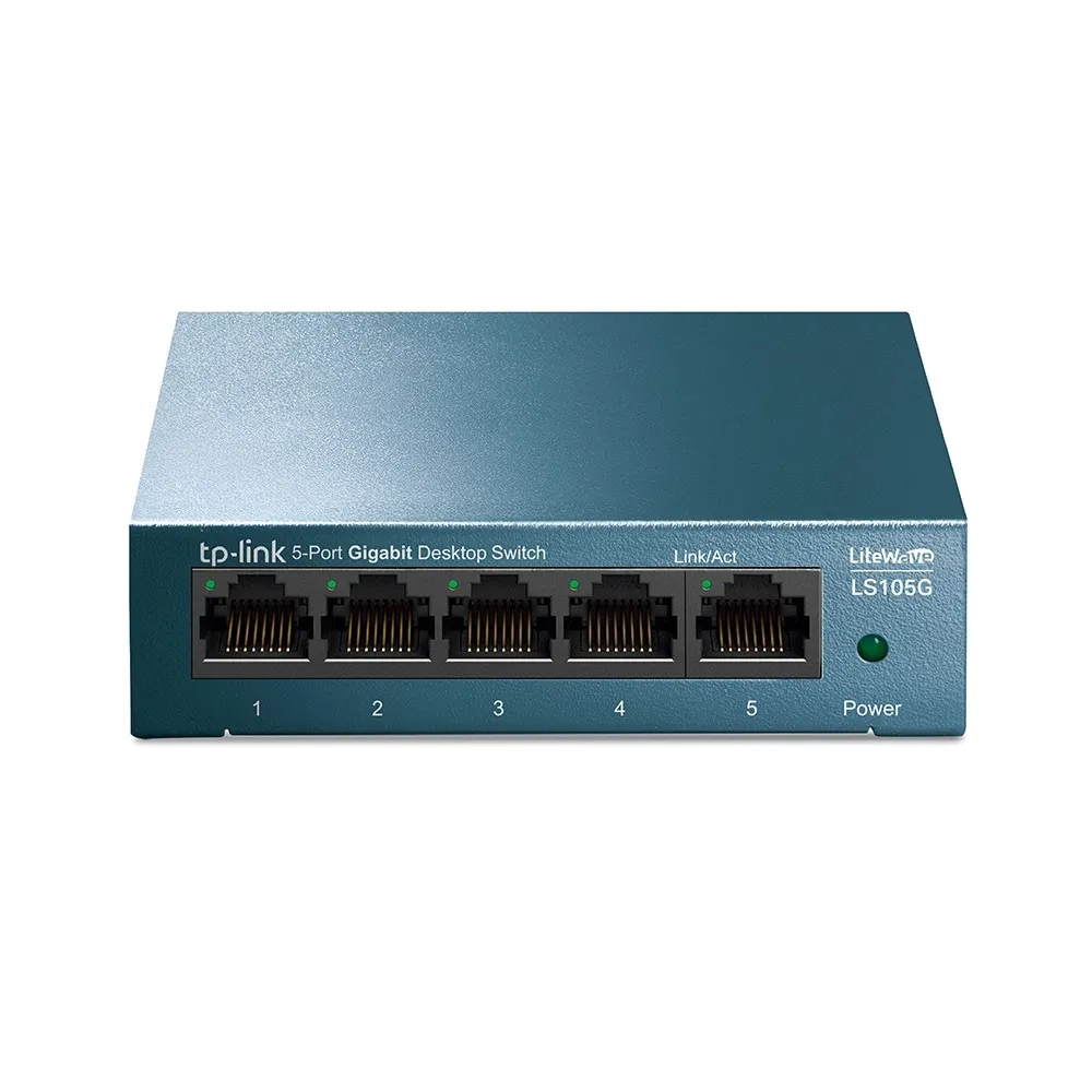 Switch TP-Link LS105G 5 porturi Gigabit carcasă metalică
