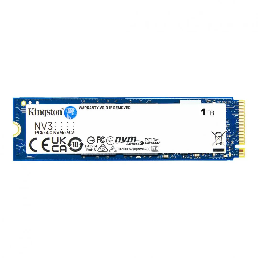SSD Kingston NV3 1TB NVMe M.2 cu performance ultra-rapid