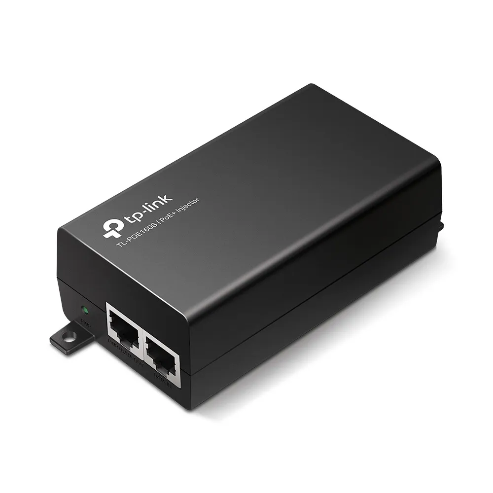 Injector PoE+ TP-Link PoE160S cu 2 porturi Gigabit