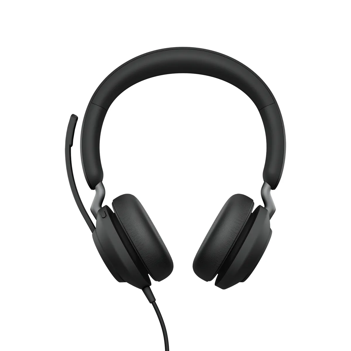 Căști Jabra Evolve2 40 SE USB-C negre cu bandă ajustabilă