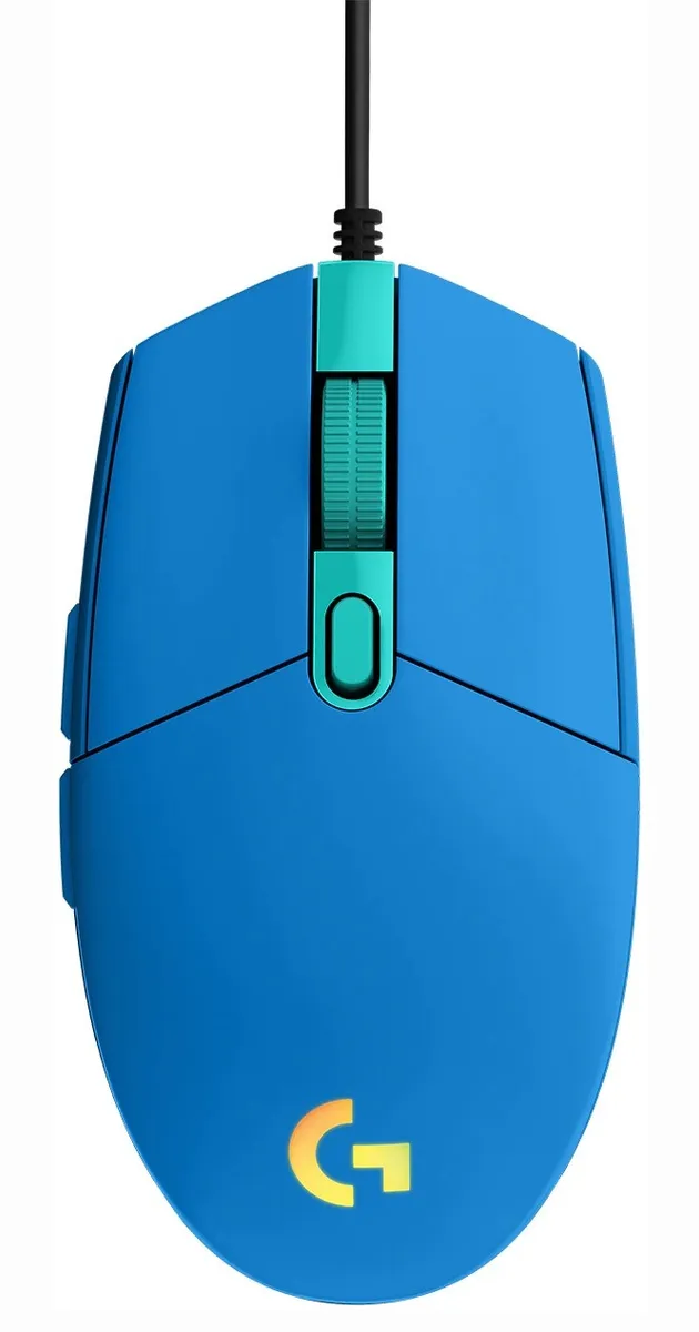 Mouse gaming Logitech G102 LightSync cu iluminare RGB albastră