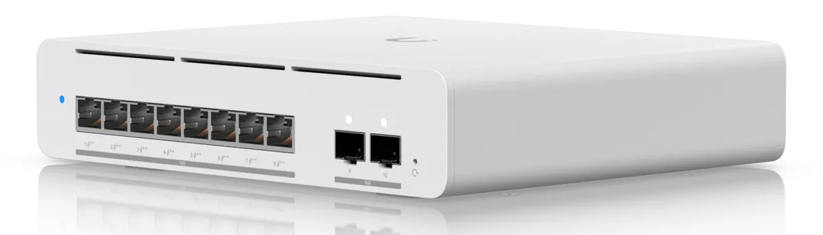 Switch rețea Ubiquiti USW-Pro-XG-8-PoE cu 8 porturi 10 Gigabit