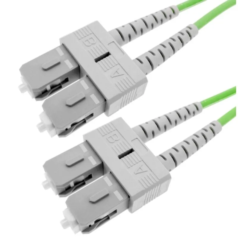 Patchcord fibră optică SC/PC OM5 duplex 1m manta LSZH