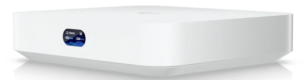 Gateway UniFi Cloud Ubiquiti UCG-Ultra EU cu 4 porturi GbE și port 2.5GbE
