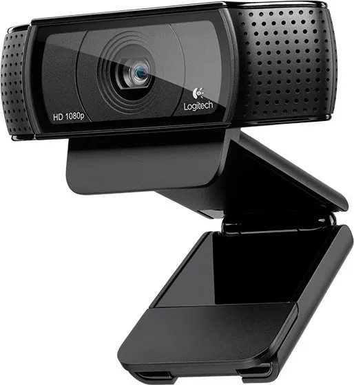 Webcam Logitech C920 Full HD cu microfon și clip pentru monitor