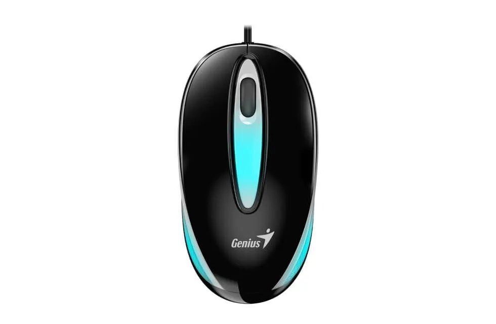 Mouse Genius DX-Mini negru cu fir USB