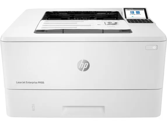 Imprimantă laser HP M406dn negru, vedere frontală
