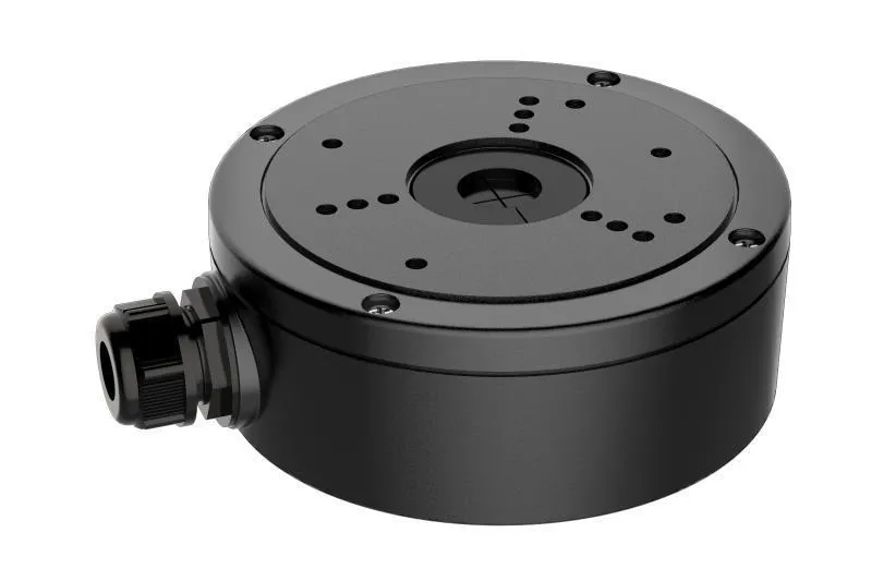 Cutie de joncțiune Hikvision neagră DS-1280ZJ-S pentru cameră dome