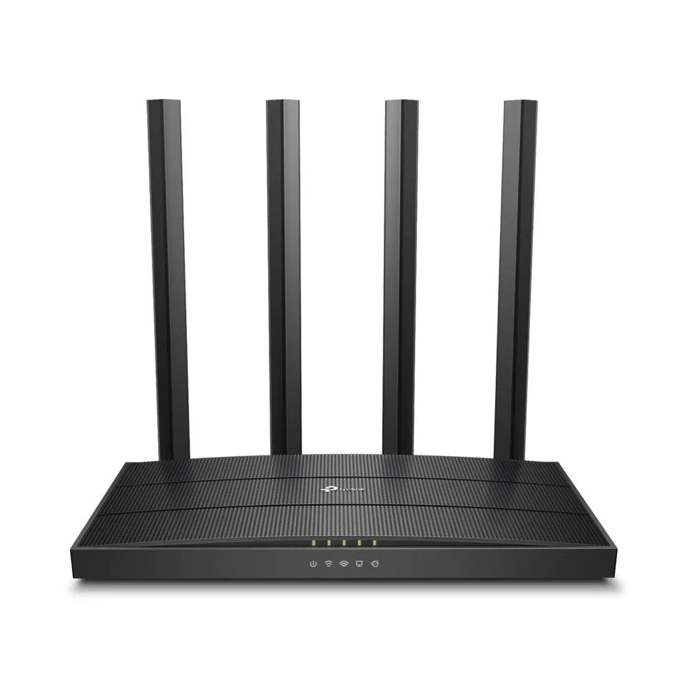 Router TP-Link Archer C80 cu 4 antene negre și 4 porturi Gigabit