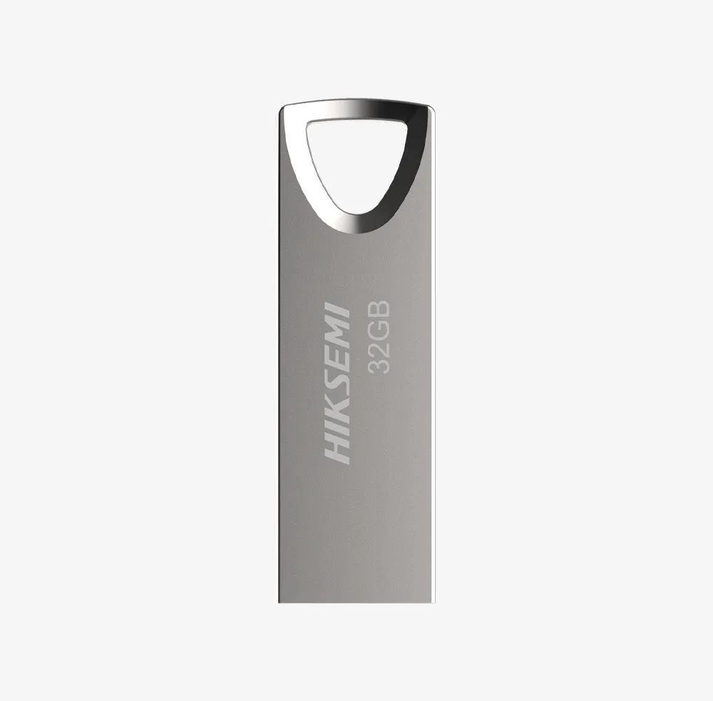 Stick USB 2.0 Hiksemi 32GB carcasă metalică argintie
