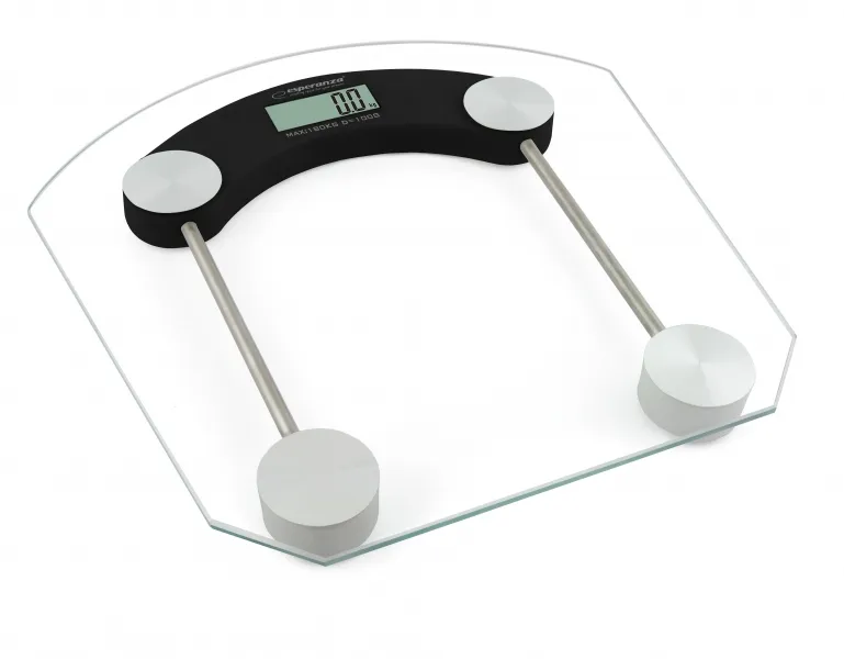 Cântar de baie Esperanza Pilates 180 kg culoare neagră