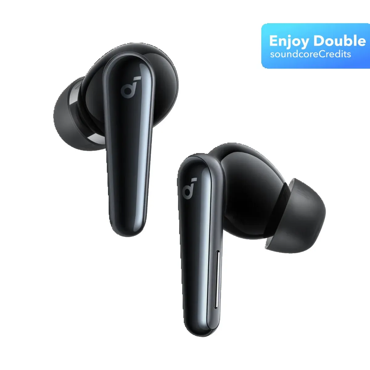 Căști TWS Anker Soundcore Liberty 5 negre cu carcasă de încărcare wireless
