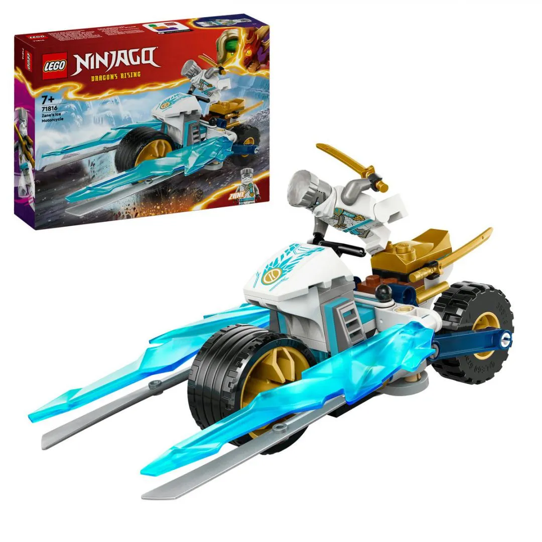 Motocicletă de gheață Zane LEGO 71816 - set complet