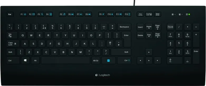 Tastatură Logitech K280E USB ergonomică negru