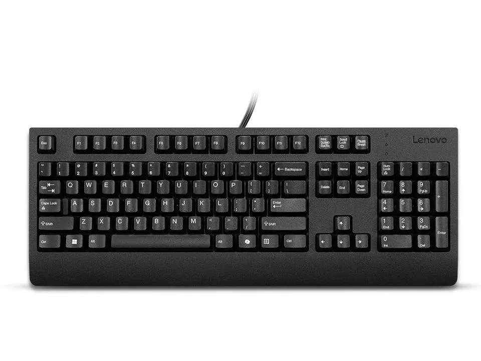 Tastatura Lenovo Preferred Pro II USB neagra cu design ergonomic