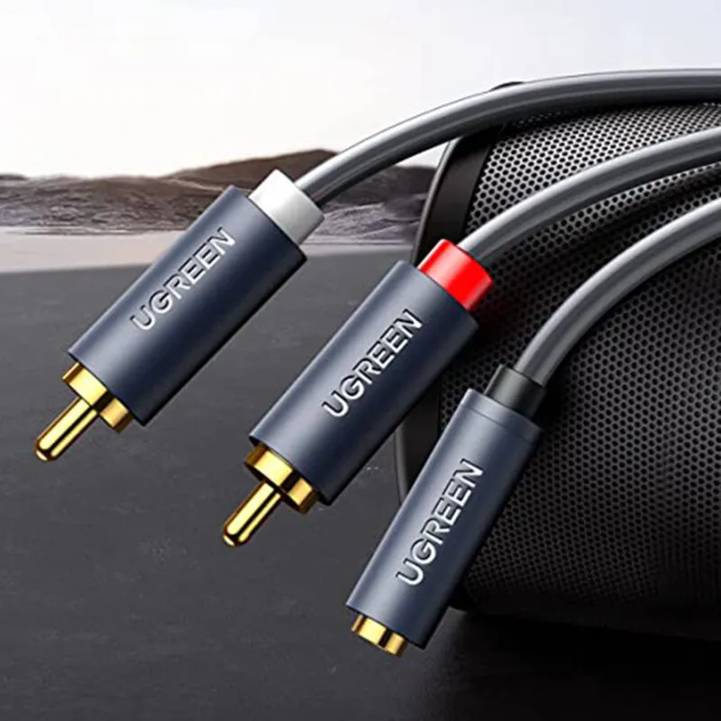 Cablu audio Ugreen AV102 jack 3.5mm la RCA 1 metru