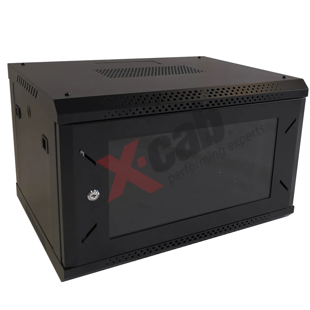 Cabinet metallic de perete 19 inch 6U 600x600 mm Xcab S negru