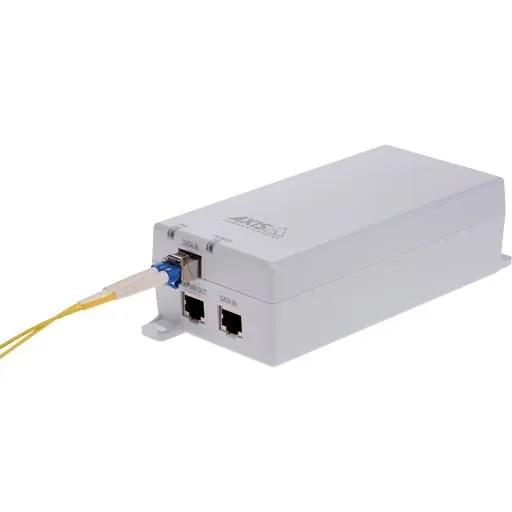 Injector POE Axis T8154 60W cu port SFP pentru alimentare camere IP