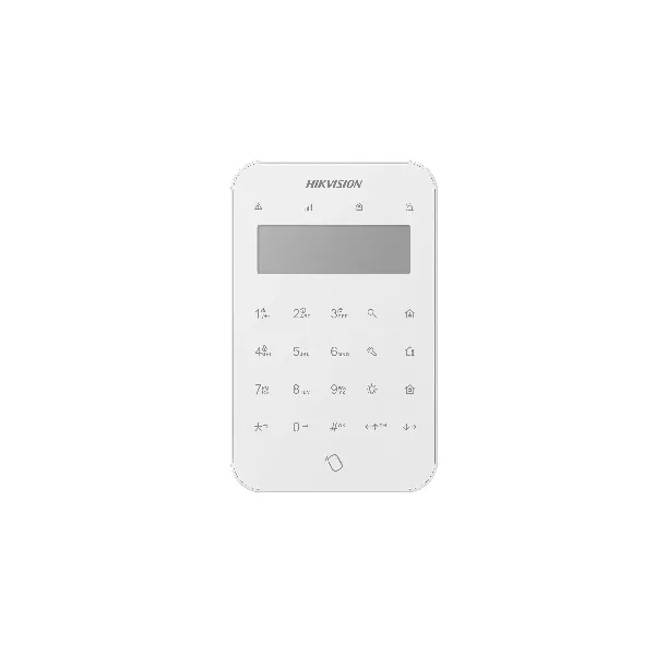 Tastatura wireless LCD AXPRO Hikvision 868MHz pentru sisteme securitate
